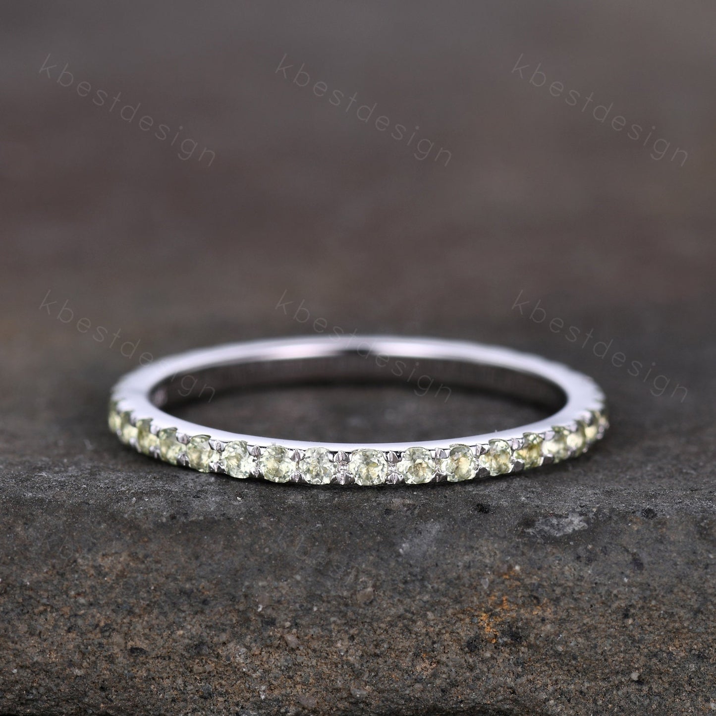 Half Eternity Wedding Band, Emerald Band, Ruby Ring, Gemstone Band, Birthstone Ring, Pave Stacking Band, Gift for her, Sterling Silver Ring