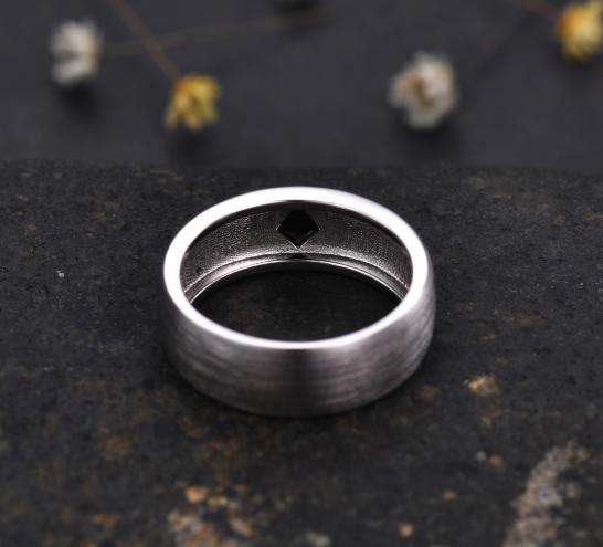 Special listing for Rita, change to size 8, sterling silver, engraving: 11/04/17.