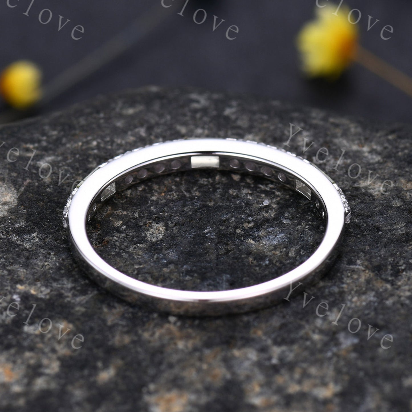 Custom order for Nichole,baguette peridot and round sapphire,silver,One in size 4.5 and one in size 6.5