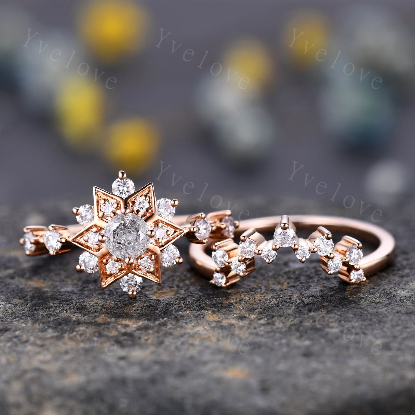 Moissanite Wedding Band Curved Wedding Band Sterling Silver  Dainty Curved Stacking Band Unique Wedding Ring Chevron Ring Anniversary Band