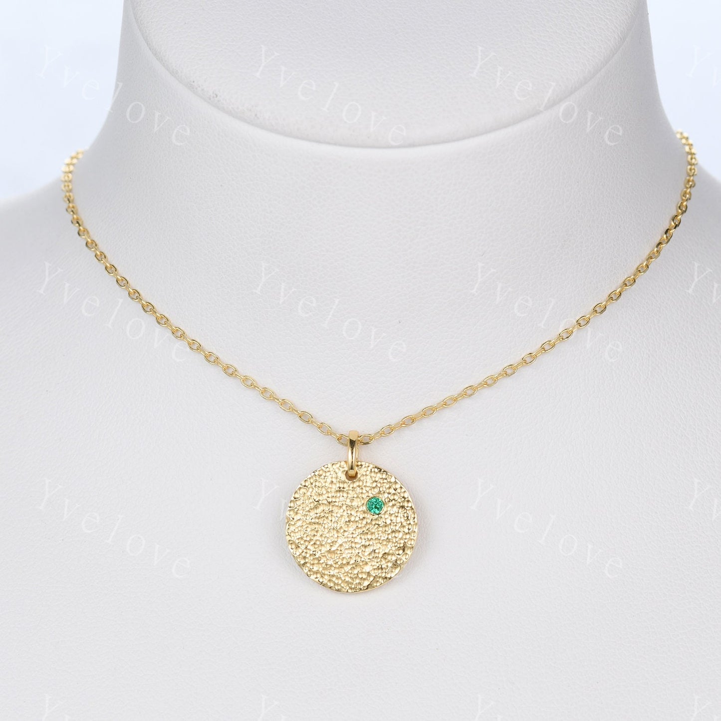 Art deco Emerald necklace engraved name necklace,personalized gift,customizable engraving plate,newborn gift,best friend gift,birth present