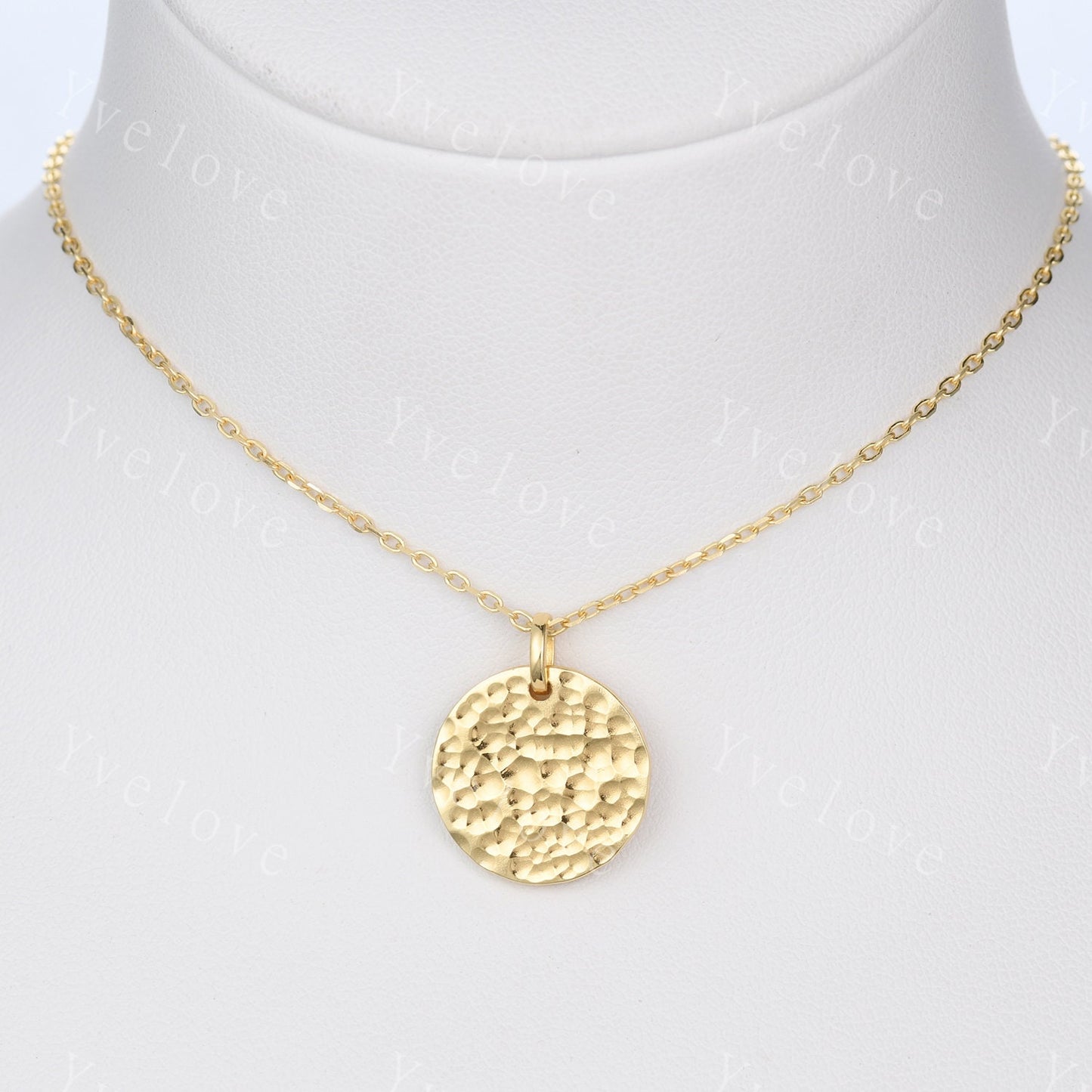 Dainty necklace engraved name necklace,personalized birth gift,customizable engraving plate,girlfriend gift,boyfriend gift,hammered finish