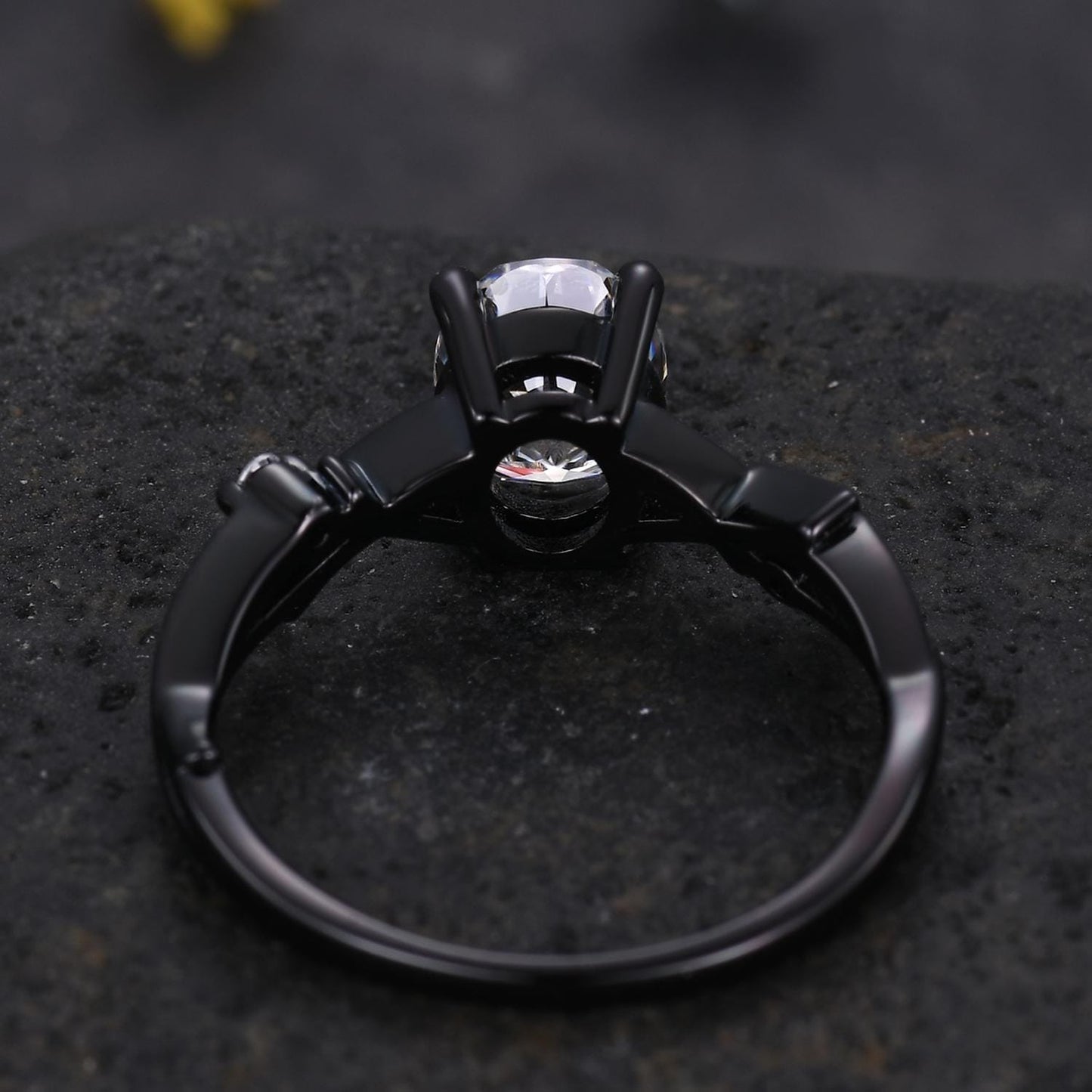 Unique Twig Oval Smoky Quartz Engagement Ring,Vintage Vine Diamond Ring,Black Gold Branch Ring,Art Deco Women Promise Anniversary Ring Gift