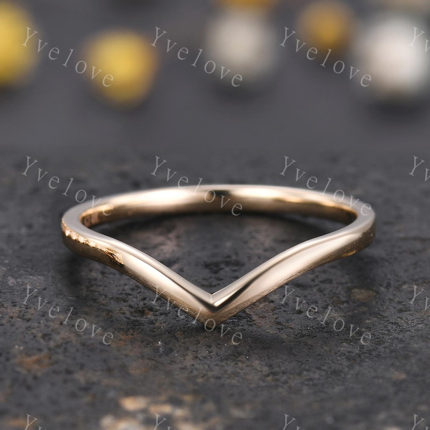 Art Deco 14K Black Gold Curved Wedding Band,Vintage Retro Matching Band,Black Gold Plated Ring,Women Stacking Band Dainty Bridal Ring Gift