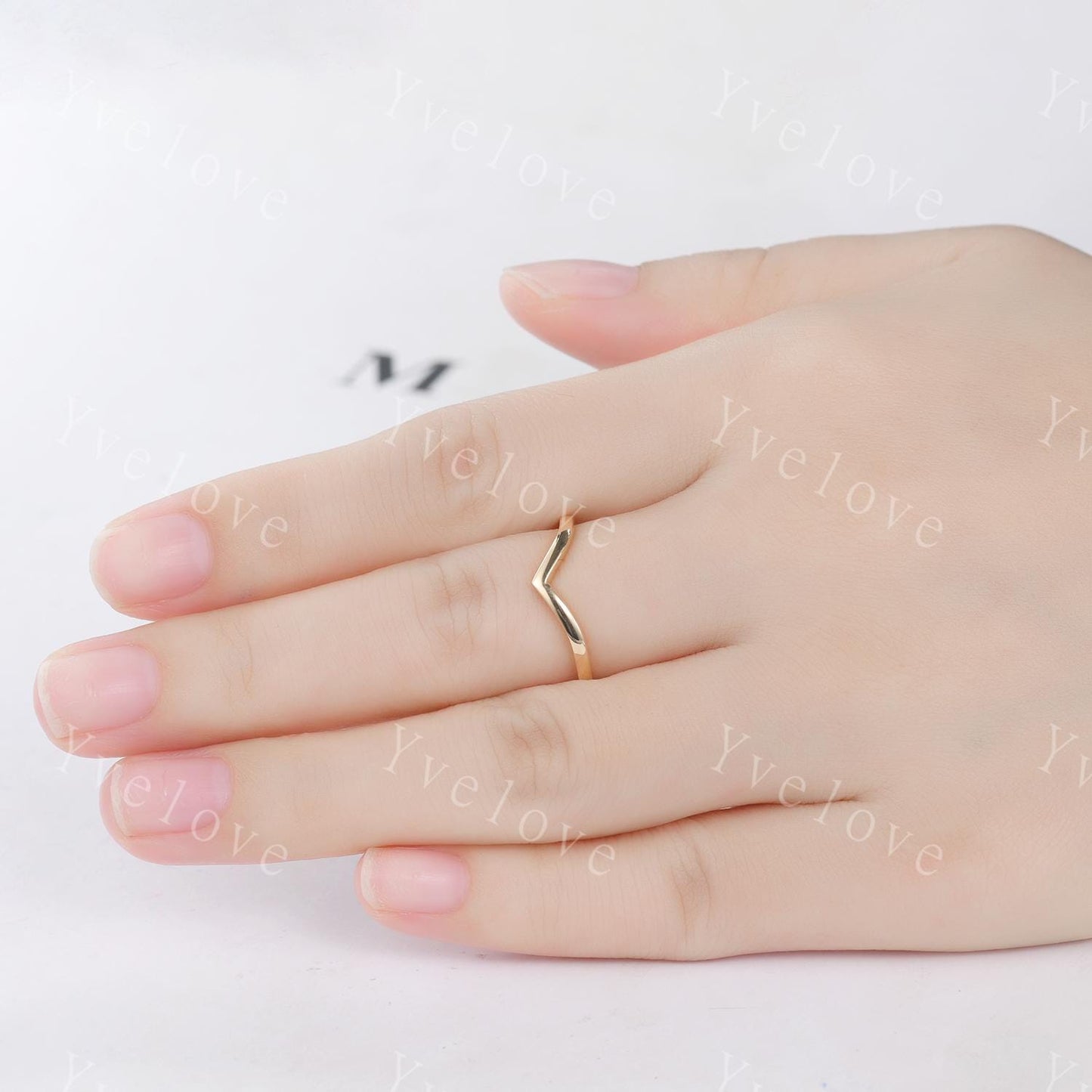 Art Deco 14K Black Gold Curved Wedding Band,Vintage Retro Matching Band,Black Gold Plated Ring,Women Stacking Band Dainty Bridal Ring Gift