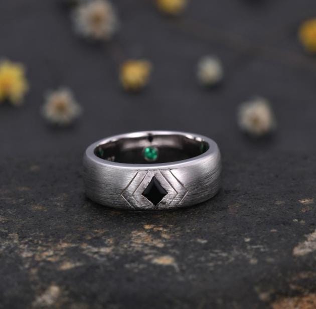 Special listing for Rita, change to size 8, sterling silver, engraving: 11/04/17.